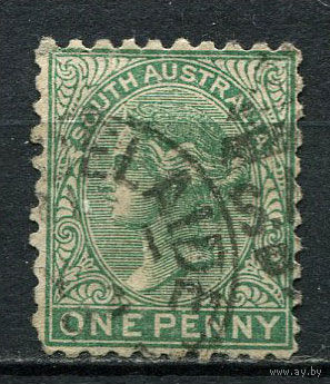 Южная Австралия (штат) - 1876 - Королева Виктория 1Р - [Mi.48] - 1 марка. Гашеная.  (Лот 72Eu)-T5P6