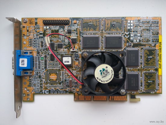 ASUS AGP-V3800/16Mb/PUR  (Nvidia Riva TNT2 Ultra) (1999)