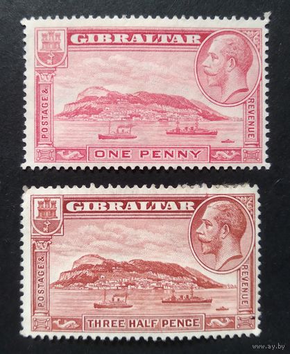 Великобритания.Гибралтар \1001\ 1931 Король Георг V. Ландшафт, корабли Mi96A 97B кц47mi