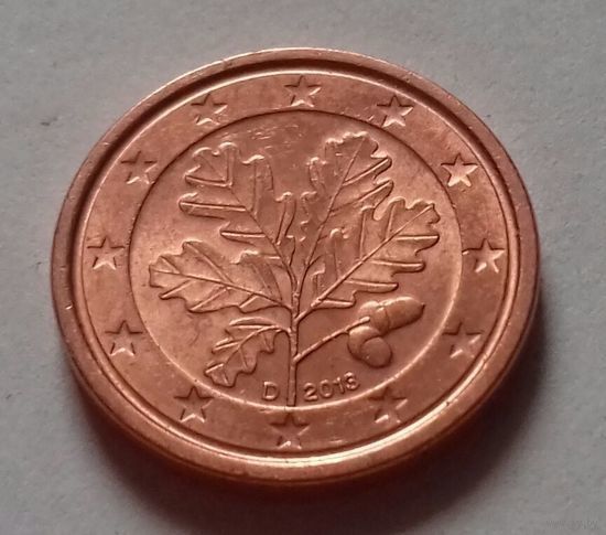 1 евроцент, Германия 2013 D, G,  АU
