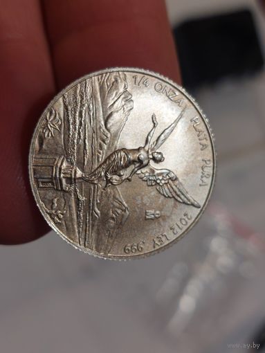 Монета Мексика 1/4 онза 2013 год