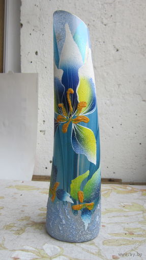 Декорированная ваза 2, стекло