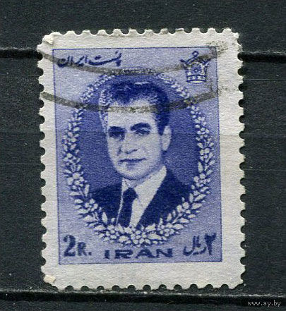 Иран - 1966/1969 - Шах Мохаммад Реза Пехлеви 2R - [Mi.1288] - 1 марка. Гашеная.  (LOT At44)