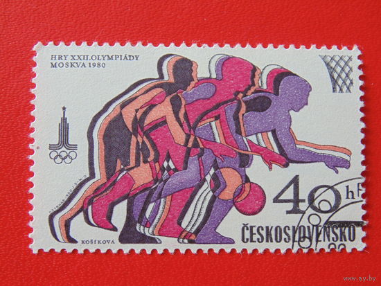 Чехословакия 1980 г. Спорт.