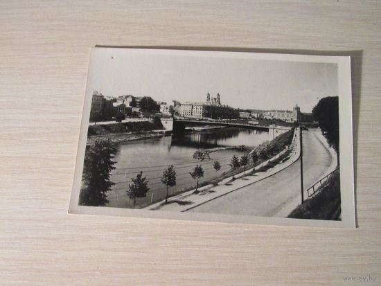 Вильнюс Река Нерис и Набережная 1961 г