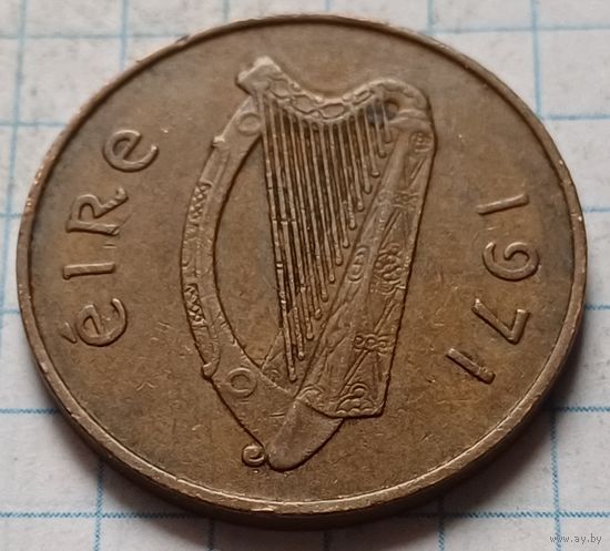 Ирландия 2 пенса, 1971   ( 1-2-5 )