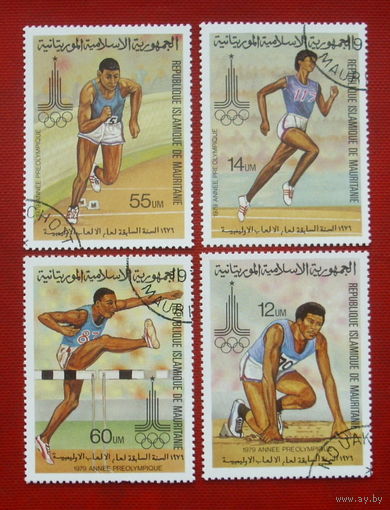 Мавритания. Спорт. ( 4 марки ) 1979 года. 10-16.