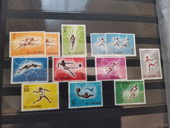 Сан-Марино 1963г. Олимпийские игры 1963 года  Токио, 1964 год, Япония. [Mi 782-791]** полная серия