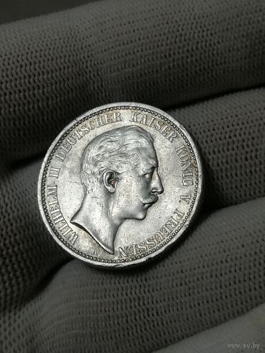 2 марки 1905 Пруссия с 1 рубля