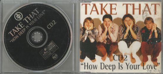 TAKE THAT - How Deep Is Your Love (ENGLAND аудио CD SINGLE 1996)