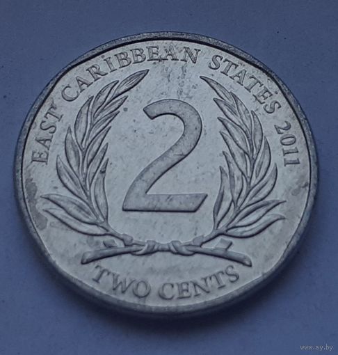 Восточные Карибы 2 цента, 2011 (1-4-49)
