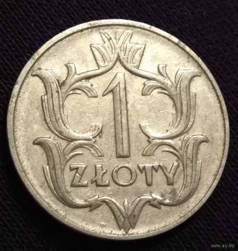 1 злотый 1929  Rzeczpospolita Polska 1929