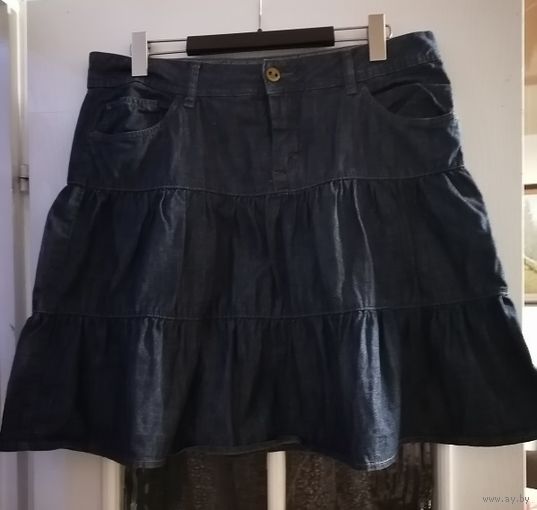 Фирменная джинсовая юбка, р-р 50-52