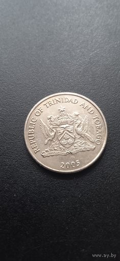 Тринидад и Тобаго 25 центов 2005 г.