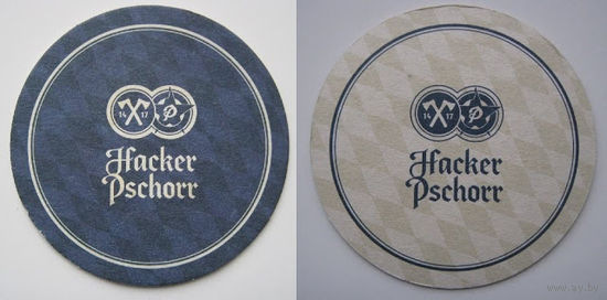 Подставка под пиво "Hacker-Pschorr".Германия.