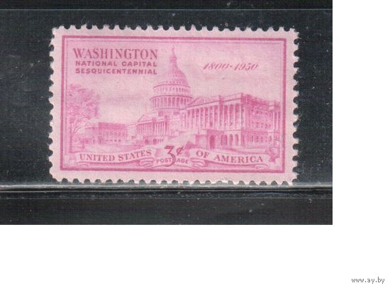 США-1950, (Мих.610), * ,150-лет г. Вашингтону ,