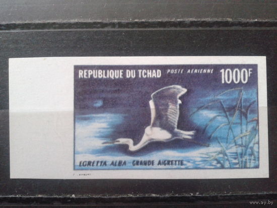 Чад 1971 Авиапочта, птица** без перф. Михель-75,0 евро
