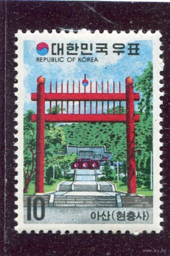 Корея южная. Туризм. Ворота в храм