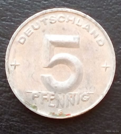 5 пфениг ГДР 1953Е