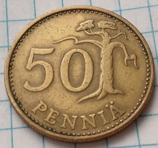 Финляндия 50 пенни, 1963     ( 2-11-7 )