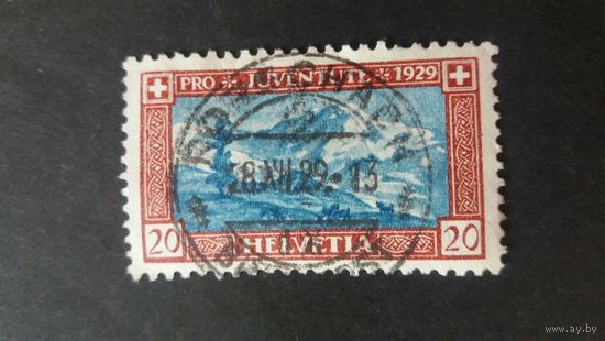 Швейцария  1929  ландшафт
