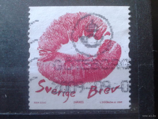 Швеция 2009 Поздравительная марка, с днем влюбленных Михель-1,3 евро гаш