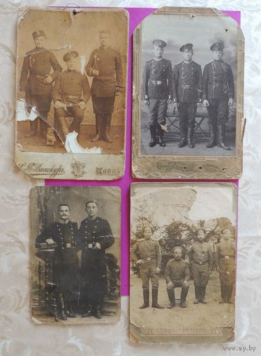 Фото кабинет-портреты "Солдаты РИ", до 1917 г.