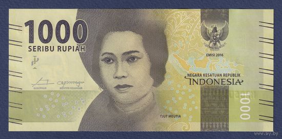Индонезия, 1000 рупий 2018 г. P-154c, UNC