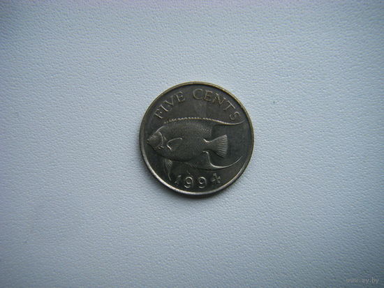 Бермудские острова 5 центов 1994г.