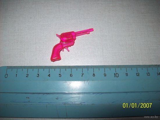 Игрушечный розовый мини-пистолет