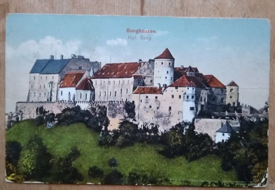 Старинная открытка. Замок Бюрхаузен. Германия. Подписана.