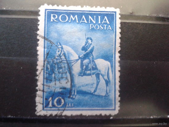Румыния 1932 Король Карл 2 на коне, одиночка