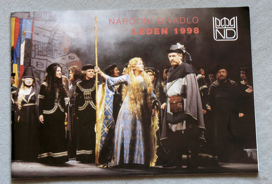 Буклет The National Theatre Prague. Narodni Divablo. 1998 год