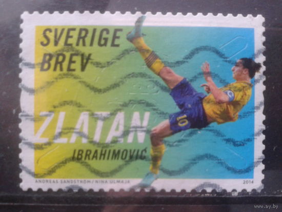 Швеция 2014 Футбол, Златан Ибрагимович Михель-1,6 евро гаш