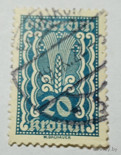 Австрия 1919г. Стандарт, 20 крон