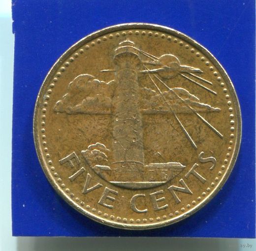 Барбадос 5 центов 1991