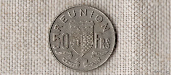 Реюньон 50 франков 1962  //(Ст)