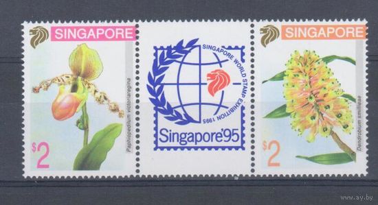 [1505] Сингапур 1994. Флора.Цветы.Орхидеи. СЕРИЯ MNH