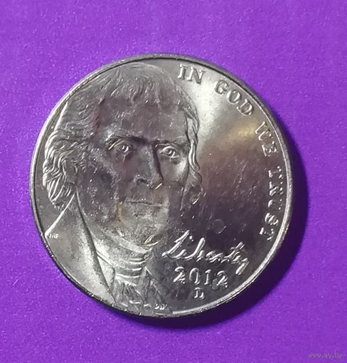 5 центов США 2012 г.