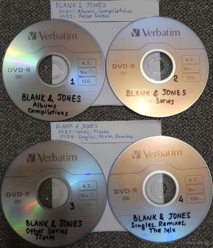 DVD MP3 - BLANK & JONES - 4 DVD