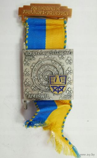 Швейцария, Памятная медаль "Стрелковый спорт"  1967 год.