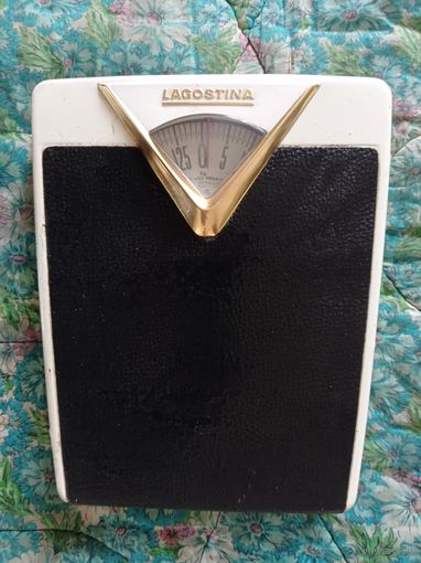Напольные весы LAGOSTINA 0-125 кг Италия 1960