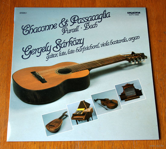 Henry Purcell, J. S. Bach - Chacconne & Passacaglia - Gergely Sarkozy LP, 1988
