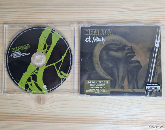 Metallica - St. Anger (CD, UK, 2003, лицензия) CD1 of a 2CD Set
