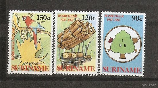Суринаме 1987 Сохранение леса