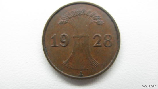 Германия 1 пфенниг 1928 А