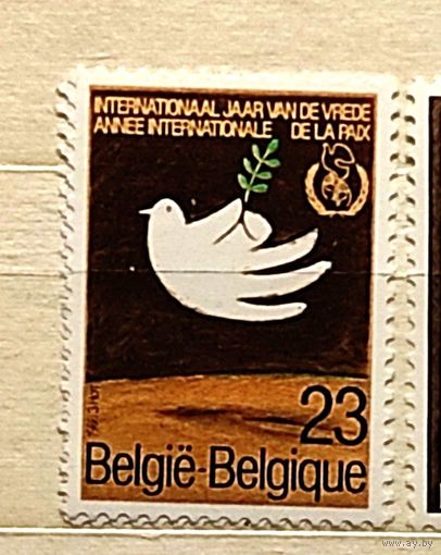Бельгия: 1м/c интернациональный год мира 1986