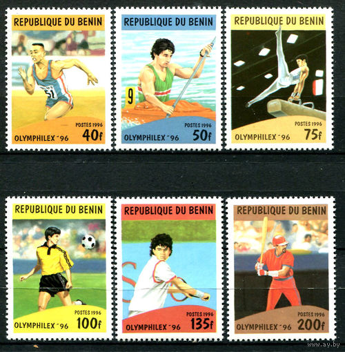 Бенин - 1996г. - Олимпийские игры - полная серия, MNH [Mi817-822] - 6 марок