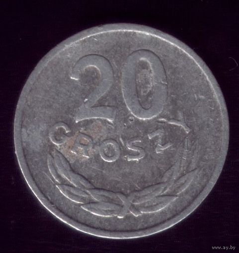 20 грошей 1968 год Польша