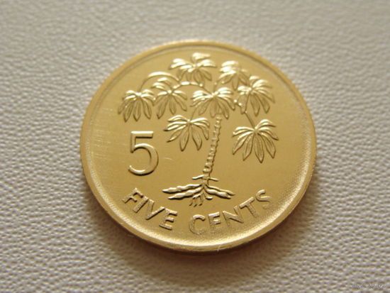 Сейшельские острова. 5 центов 2007 год KM#47a